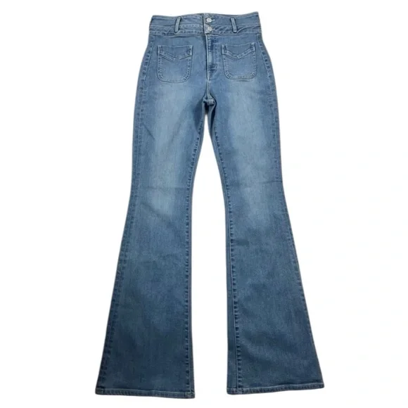 Veronica Beard Beverly High-Rise Skinny Flare Jeans Size 28 Stretch NWOT $348 - Picture 4 of 11